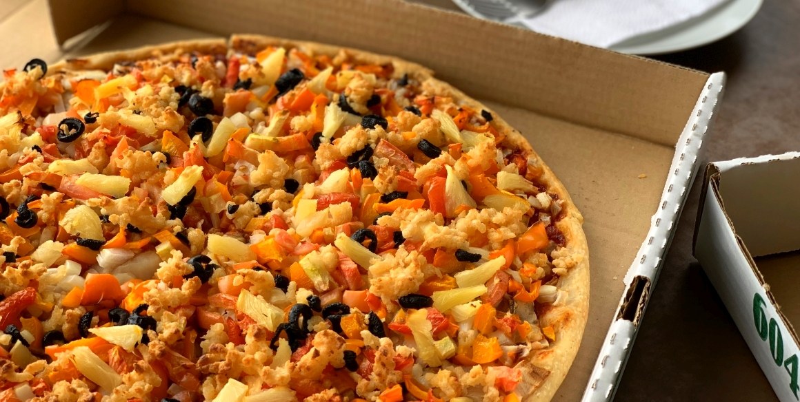 Vegan Pizza House food collage